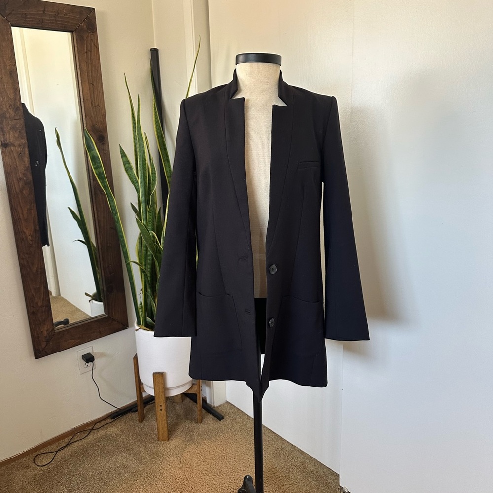 H&M Classic Black Women's Blazer Jacket 6